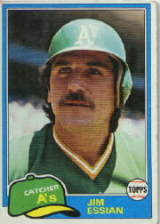 1981 Topps Baseball Cards      178     Jim Essian